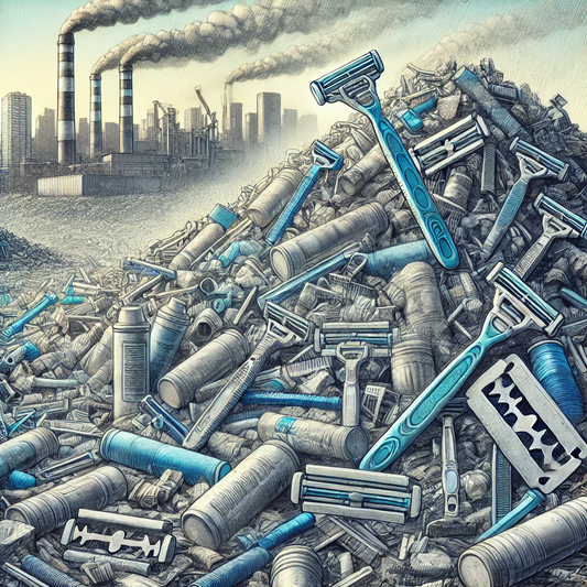 The Hidden Cost of Convenience – Environmental impact of disposable razors on ecosystems and sustainability, featured on PrimalBasics (Primal Basics) Blog