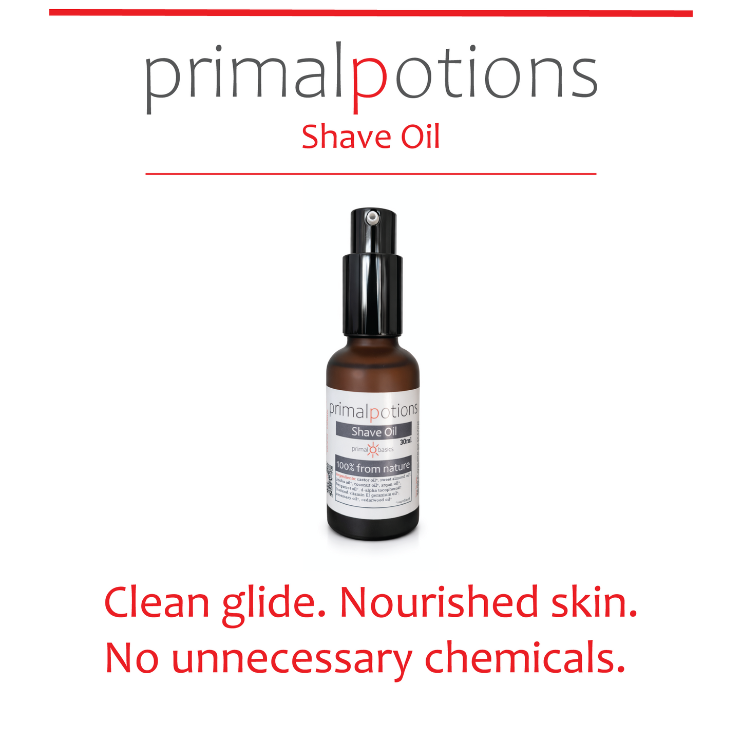 PrimalPotions - Shave Oil