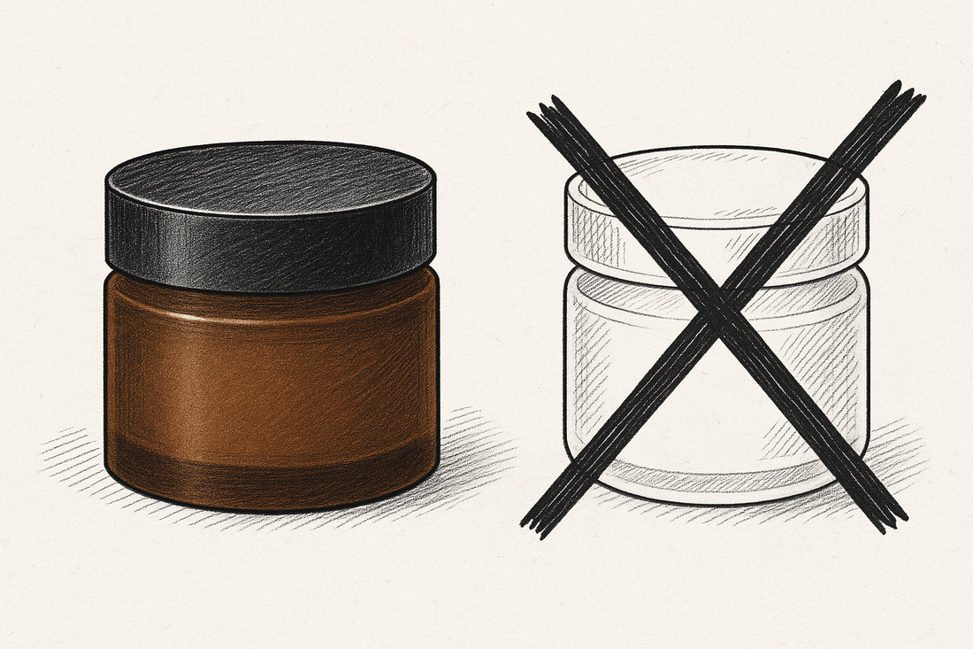 Why We Use Glass for Every PrimalBasics Product: Because what holds your product matters just as much as what’s inside.
