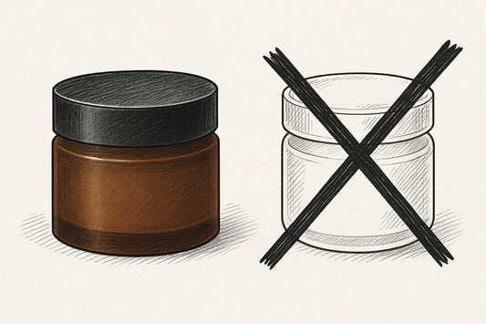 Why We Use Glass for Every PrimalBasics Product: Because what holds your product matters just as much as what’s inside.