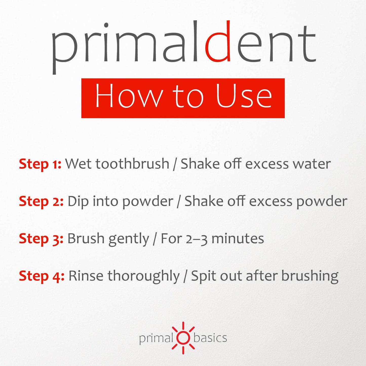 PrimalDent - Tooth Powder