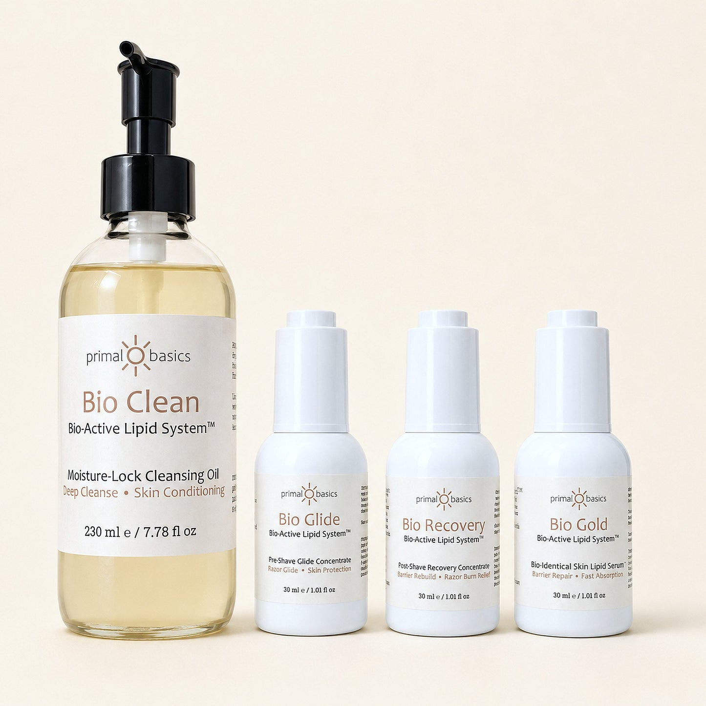 The Bio-Active System — Bio Clean, Bio Glide, Bio Recovery and Bio Gold