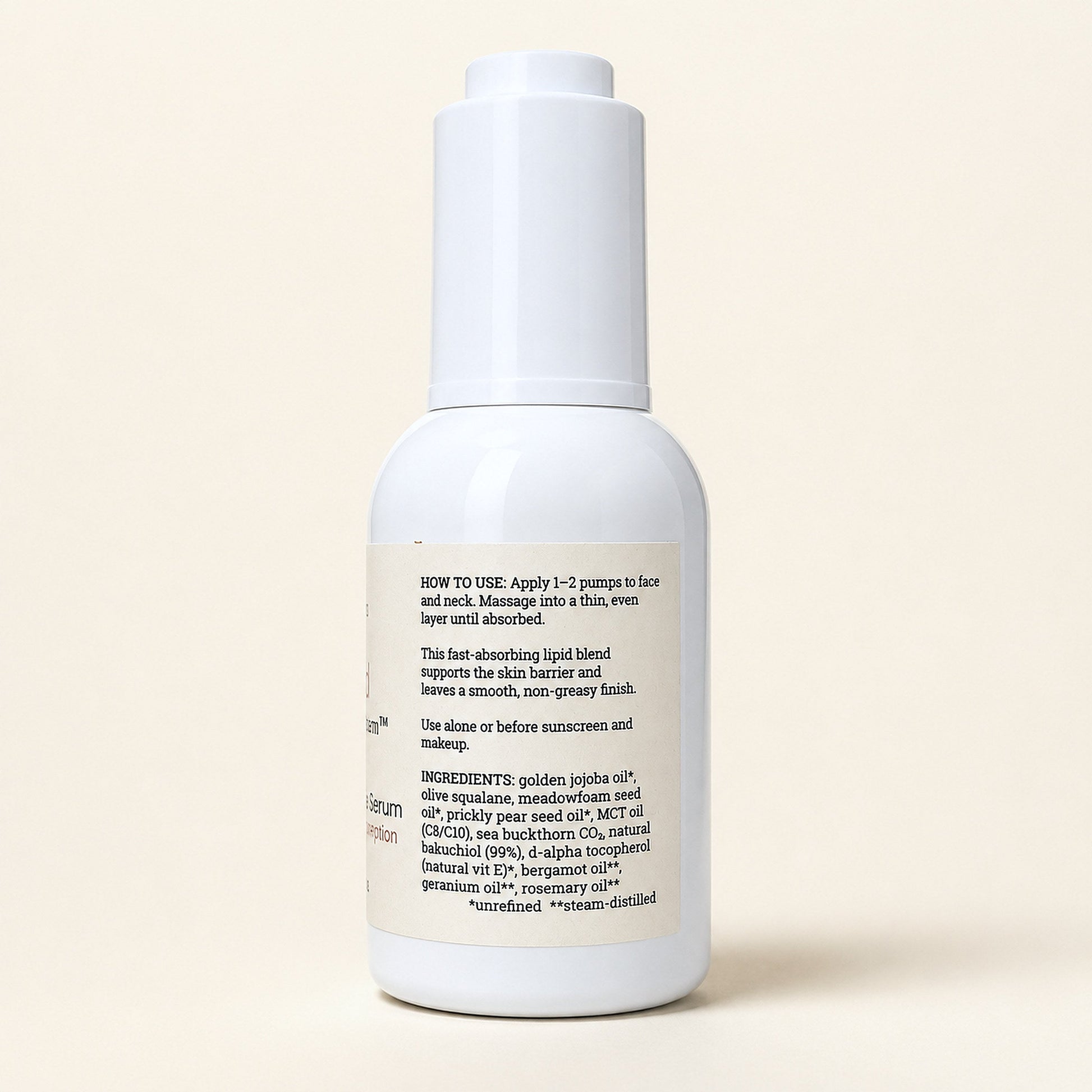 Bio Gold label — how to use and full ingredient list