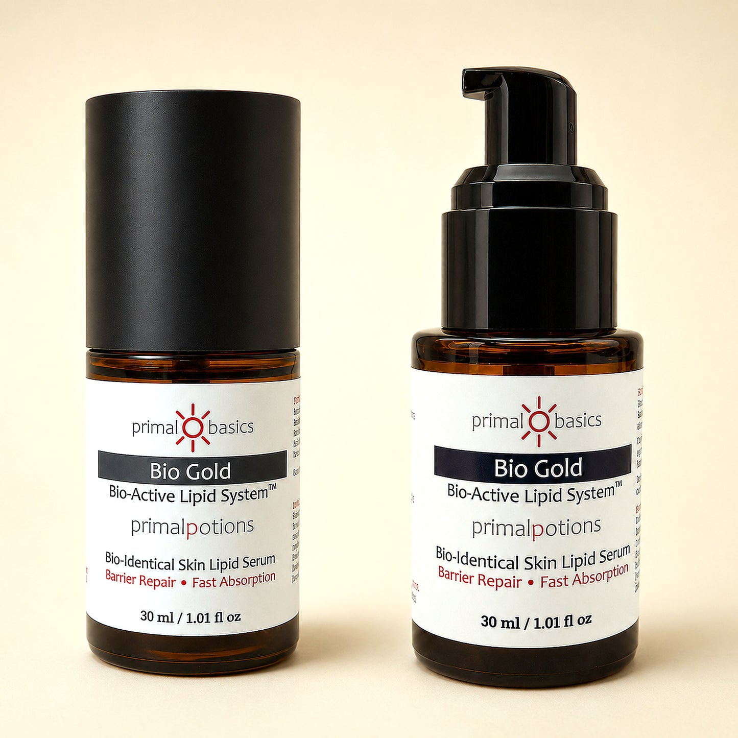 Bio Gold — Bio-Identical Skin Lipid Serum | PrimalBasics