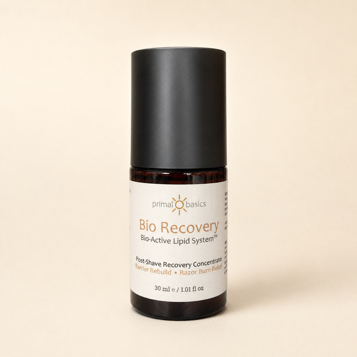 Bio Recovery — Post-Shave Recovery Concentrate 30ml bottle, front view with label