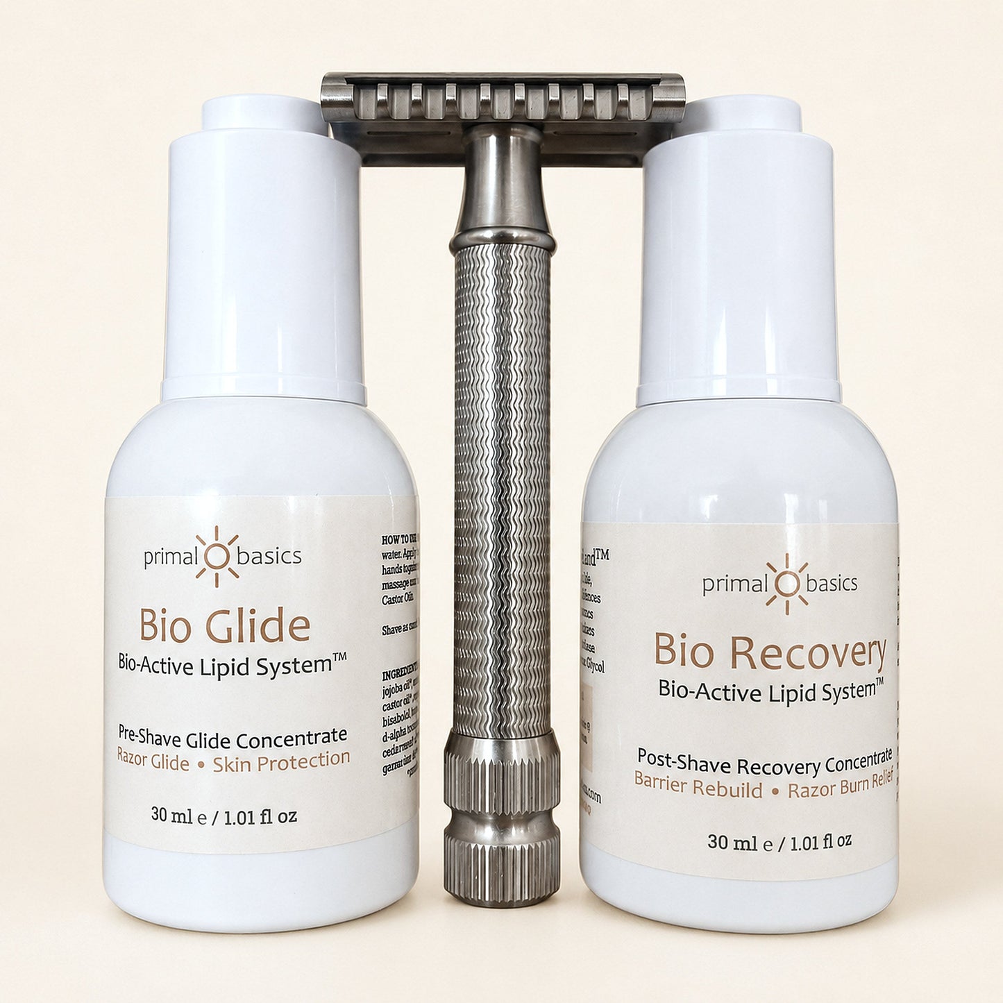 The Pro Shave — safety razor with Bio Glide and Bio Recovery